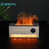 Ночники RGB Flame с ароматом эфирного масла, диффузор 260 мл, светодиодные часы, увлажнитель воздуха, цветные ночники