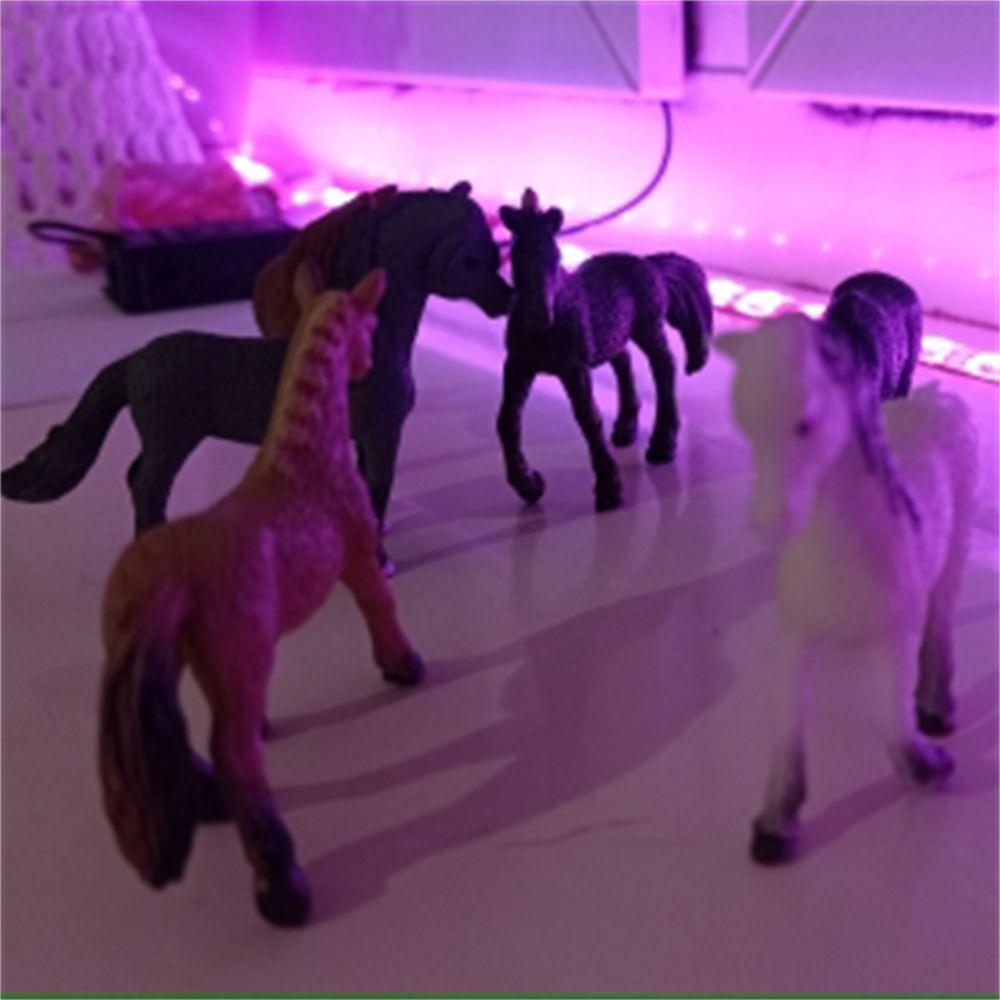 Игрушки Кукла Игрушки Фигурка Действия Симуляция Дикие Животные ПВХ Модель Игрушка Дикое Животное Лошадь Фигурка Младенца