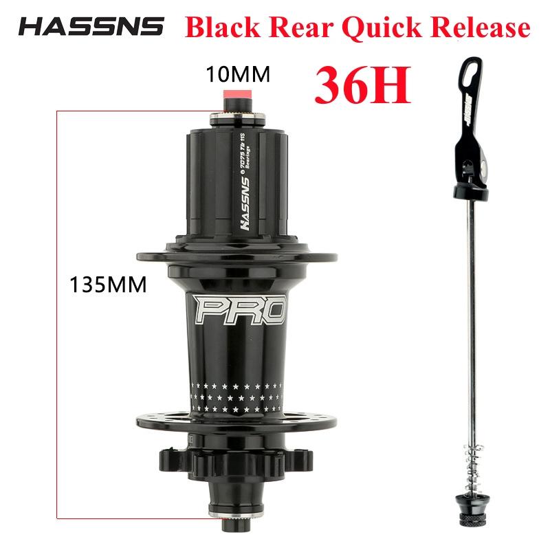 HASSNS Pro 7 36h Задняя втулка 36 отверстий Freehub MTB Велосипед Четыре подшипника 32H Задняя втулка для 7-12 скоростей Шумная Cube Велосипед 6 собачек Втулки