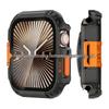 Водонепроницаемый бронированный чехол для Apple Watch S11/Ultra - Металлическая ПК защитная крышка