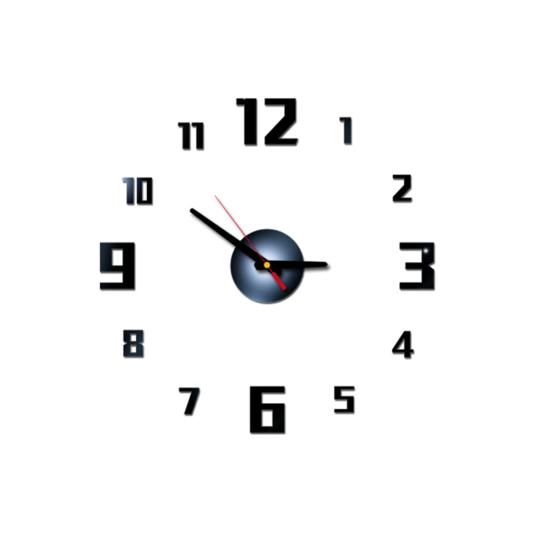 3D акриловый зеркальный эффект цифровые настенные часы DIY наклейка настенная наклейка домашний декор