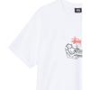 Stussy Футболка унисекс с коротким рукавом в американском винтажном стиле 1904388