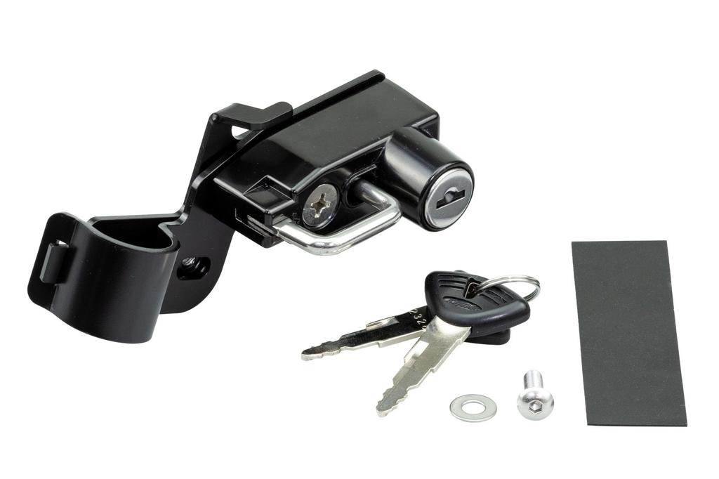 Kijima Замок для шлема держатель стальной черный S1/W230 запчасти для мотоцикла Мегуро ('25-) Противоугонный 303-1623