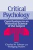 Книга Critical Psychology : Contributions To an Historical Science of the Subject