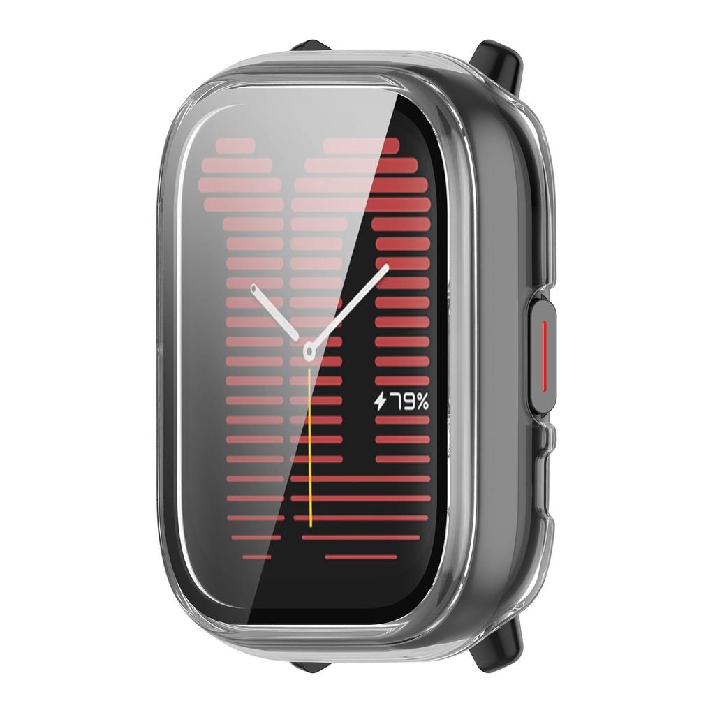 Стильный чехол из поликарбоната и стекла, защитный чехол с полным покрытием для активных смарт-часов, защищает от пыли и царапин
