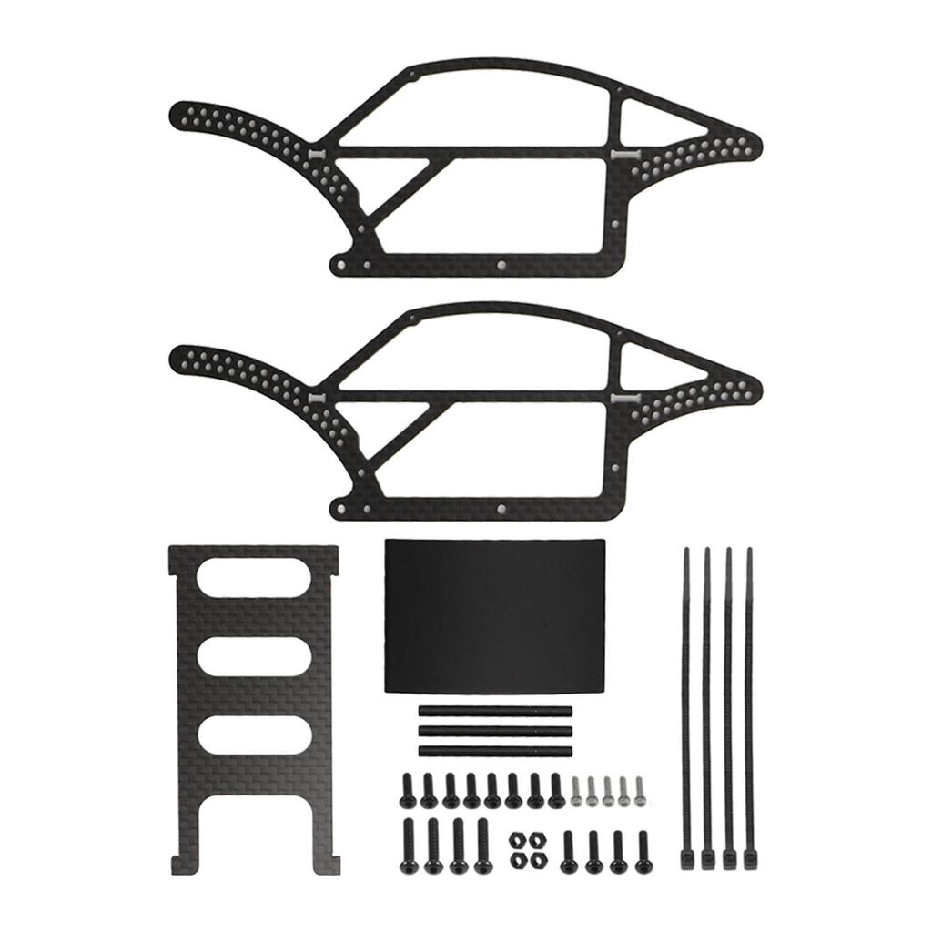 118 Рама из углеволокна Черный Гибкость Комплект шасси из углеволокна Для TRX4M Defender Bronco 118