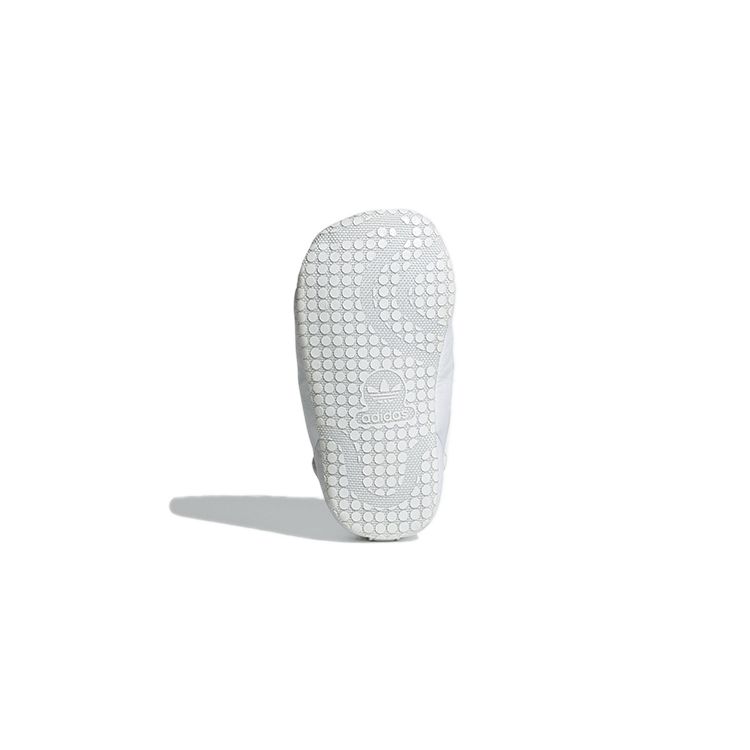 Adidas Stan Smith Crib White Переливающиеся детские кроссовки Cloud-White Silver-Metalic FY7892