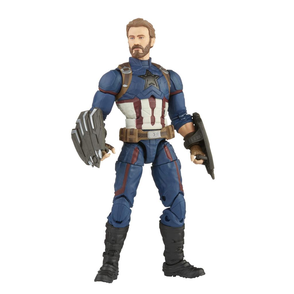 Marvel Hasbro Avengers Infinity Hasbro Legends Series 15 см Капитан Америка фигурка Премиум-дизайн с 5 аксессуарами многоцветный F01855L0