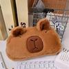 Cartoon Cute Pen Bag Plush Stuffed Animal Pencil Bag Large Capacity Cosmetic Bag Kawaii School Stationery