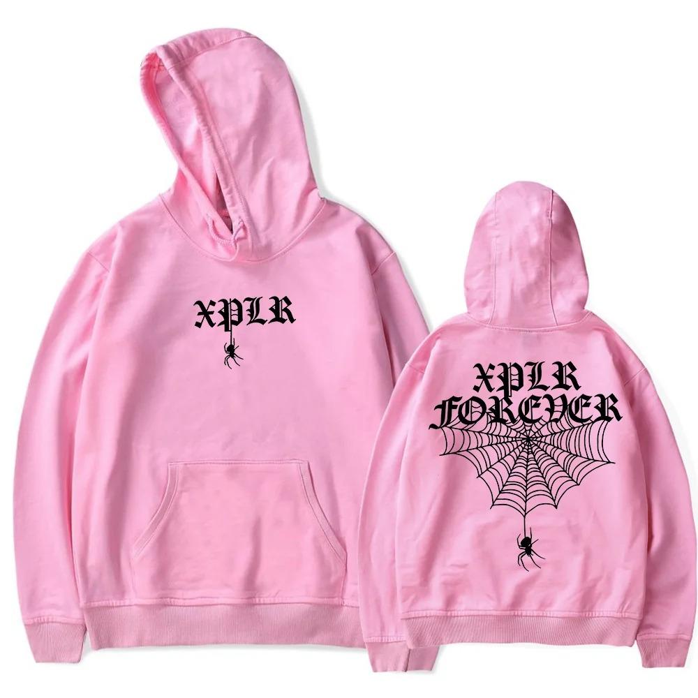 XPLR Hell Week Spider Merch Hoodies Winter Men Women Hooded Streetwear Long Sleeve Pullover Clothing Sweatshirt Cotton Warm Tops