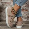 Модная женская обувь 2024 года, большой размер, плоская подошва, одинарные туфли для женщин, весна и осень, новые джинсовые низкие туфли на шнуровке, спортивная повседневная обувь