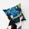 Vintage Art Van Gogh Oil Painting Pillow Cover Design Cushion Cover Decor Holiday Decorati