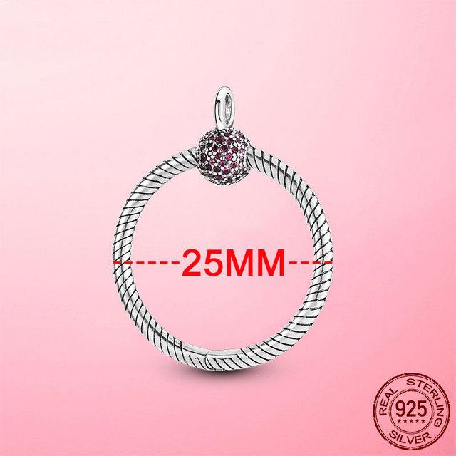 Новый кулон в форме сердца 925, серебряный кулон O, подходит для кабельной цепи, кулон, ожерелье, сделай сам, очаровательные бусины, ювелирное изделие, подарок