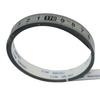 Myoseya Setting Tape Measure, Carbon Steel, Adhesive Tape, Metric, White Paint, 1M-0-1M, 13mm Wide