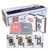 Hooni Gamble Jumbo Index Large Letter JJ Grid Pattern Hold’em Playing Card Dozen Box 12P, Popular Korean Game