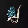 Elegant Orchid Brooch Female High-End Exquisite Brooch Niche Design Pin Light Luxury Temperament Suit Accessories