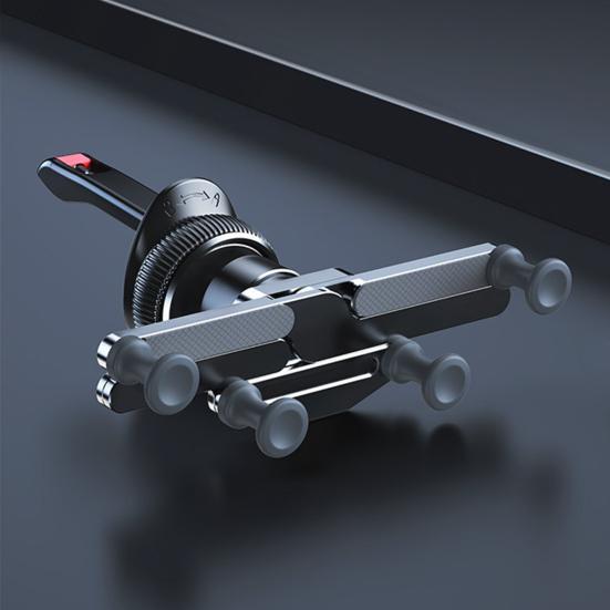 Сплавный мини-автомобильный кронштейн с автоматической блокировкой, безопасный складной, элегантный дизайн, прочный, длительный срок службы, держатель для телефона