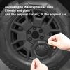 4pcs Wheel Hub Center Cover for 2024 Tesla Cybertruck Car Exterior Accessories ABS Decoration Wheel Replacement Cap Shell Kit