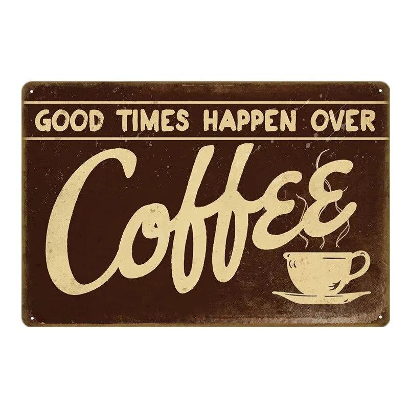 Парижское кафе, кофейня, жестяная вывеска, итальянский кофеин, винтажная металлическая доска, кухонный бар, Настенный декор, ретро постеры, железная живопись
