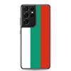 Coque Téléphone - Samsung - Galaxy S21 - Drapeau Bulgarie - Souple - Multicolore