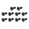 Hex Socket Head Bolts, Flat Head Bolts, 10.9 Carbon Steel, Machine Screws, M3*8mm, Pack of 50