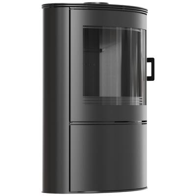 Отдельно стоящая печь-камин EKO Koza AB/S 2 10 кВт черная TERMOTEC с закрывающимся механизмом