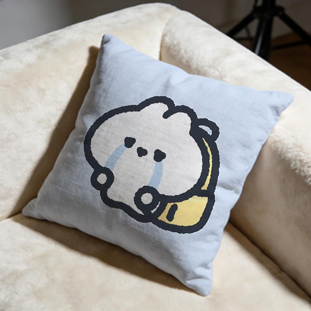 Starry Sky Cat Cushion Cover Soft Decorative Pillow Case Suitable for Bedroom Sofa Car Travel Use