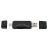 Устройство для чтения карт памяти USB C USB2.0 MICRO USB с 3 разъемами 104 МБ/с 3 в 1 Устройство для чтения карт памяти USB для ноутбука сотового телефона