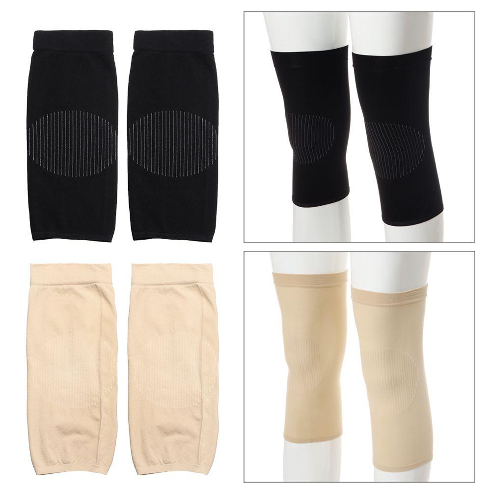 Running Cycling Pain Relief Invisible Silk Stockings Leg Warmers Knee Sleeves Knee Protector Pad