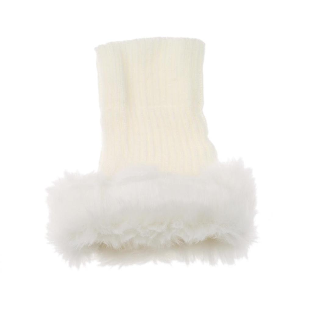 1 пара вязаных манжет для ботинок, уличные зимние гетры, чехол, женские, вязаные крючком, отделка мехом, носки-топперы для ботинок