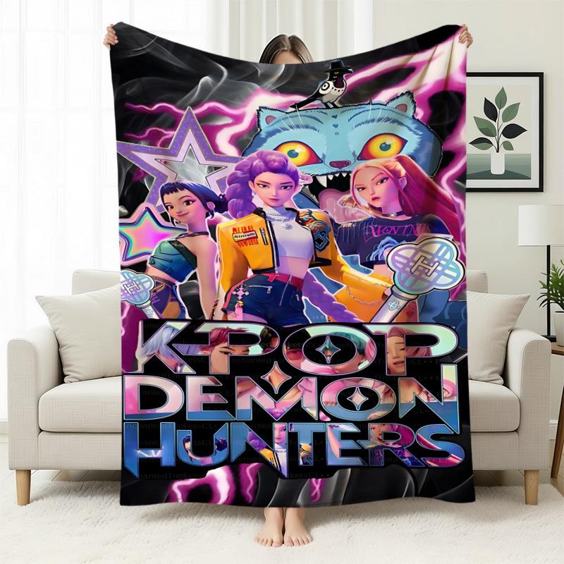 Kpop Witch Hunters Blanket Blanket Witch Hunters Peripheral Nap Blanket Printed Flannel Office Sofa Blanket
