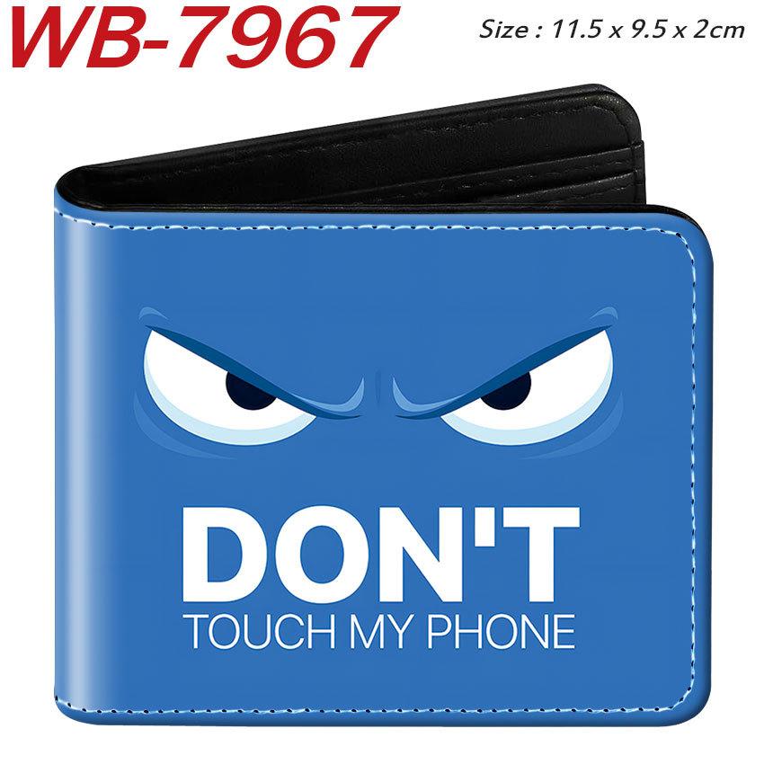 Cool Dark Funny Eyes Print Wallet Cute Short Student Coin Purse Folded Card Holder 1pcs