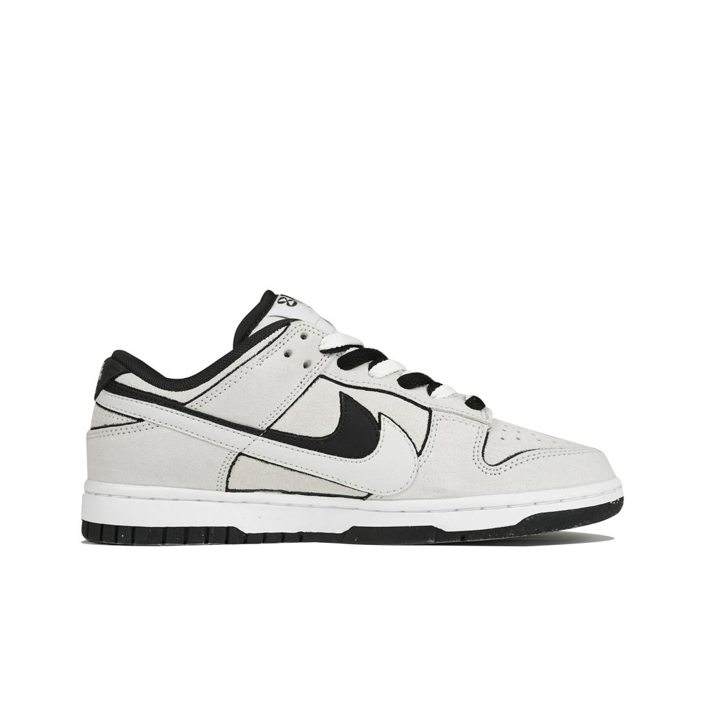 Nike Кеды Dunk нескользящие износостойкие низкие для скейтборда унисекс светло-серые HV1800-101(Команда-)-Случайные упаковочные пакеты