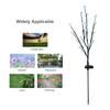LED Solar Lights Colorful Tree Shaped Garden Stake Lights Pathway Walkway Lawn Patio Backyard Lighting Waterproof Solar Powered 16 LEDs Landscape Lam