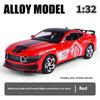1/32 Mustang GT500 Металлическая литая модель автомобиля Сила возврата Вперед Звук и свет Детская игрушечная машинка Подарок для мальчика