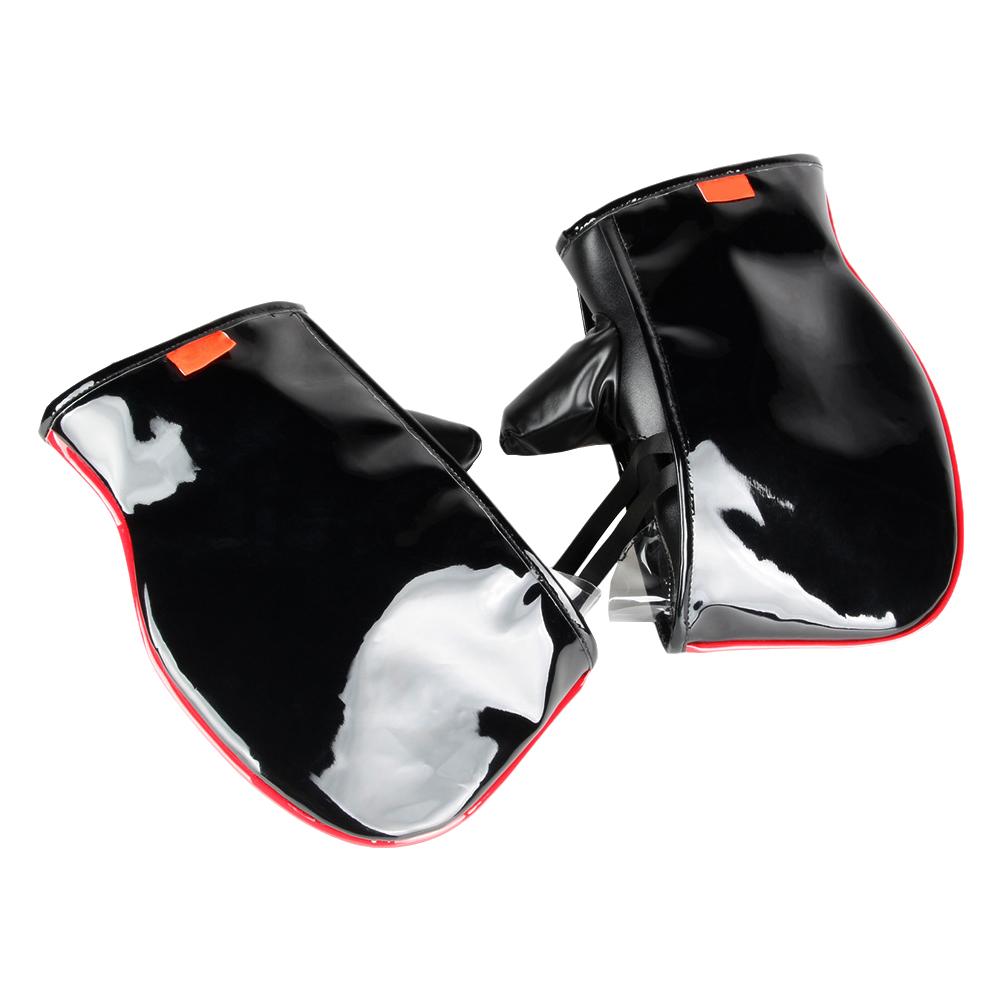 Зимний мотоцикл теплый водонепроницаемый чехол на руль универсальный чехол для зеркала на ручку кожаный чехол для инструментов ветрозащитный чехол для скутера стерео электрический