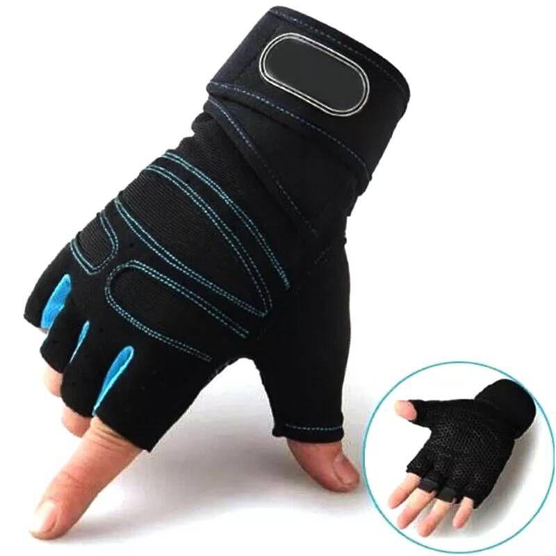 Dumbbell Gloves for Men Women Weightlifting Crossfit Bodybuilding Workout Sport Gym Training Gloves Non-slip Wrist Protector