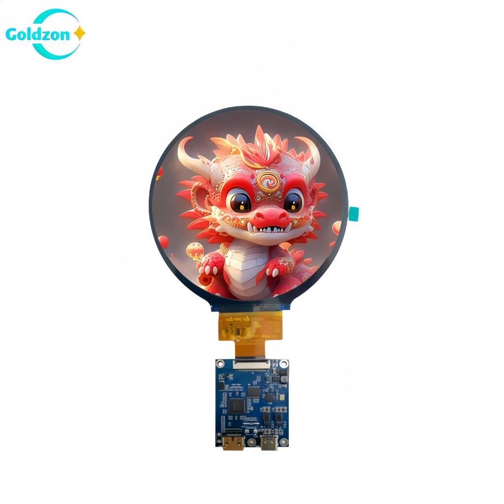 Круглый MIPI LCD дисплей 4,7 дюйма 720x720 для медицинских приборов, мотоциклов, умного дома и инструментов.