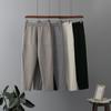 High Waist Knitted Harem Pants Women Autumn Winter Loose Casual Pants with Pockets Korean Solid Color Warm Trousers