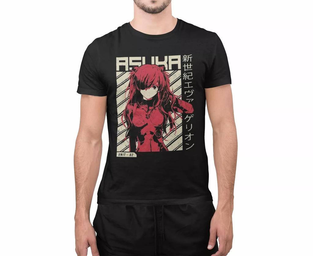 Футболка Retro Asuka Evangelion Shinji Neon
