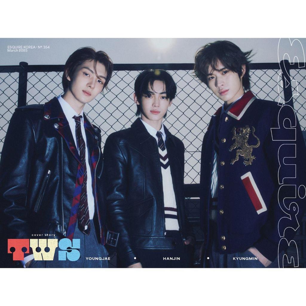 ESQUIRE Korea 2025 March TWS, A2O Rookies, K POP, KSTAR, KFASHION, KBEAUTY