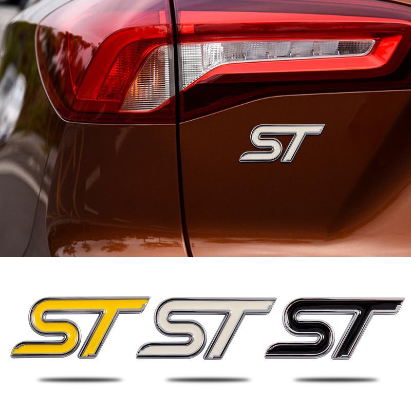 Совместимо с Ford Focus, Mondeo, Fiesta, EcoSport и другими модификациями автомобилей. Доступны металлические наклейки/шильдики на заднюю часть кузова ST.