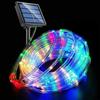LED Solar Waterproof Christmas Garden Decoration Copper Wire Rainbow Tube Light