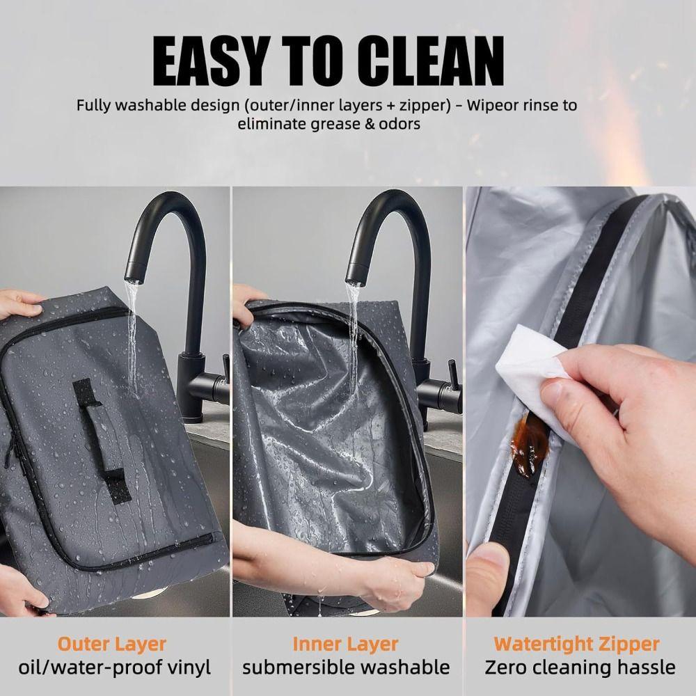 270° Opening Meat Resting Bag Insulated Insulated Bag New Design BBQ Blanket for Resting Meat