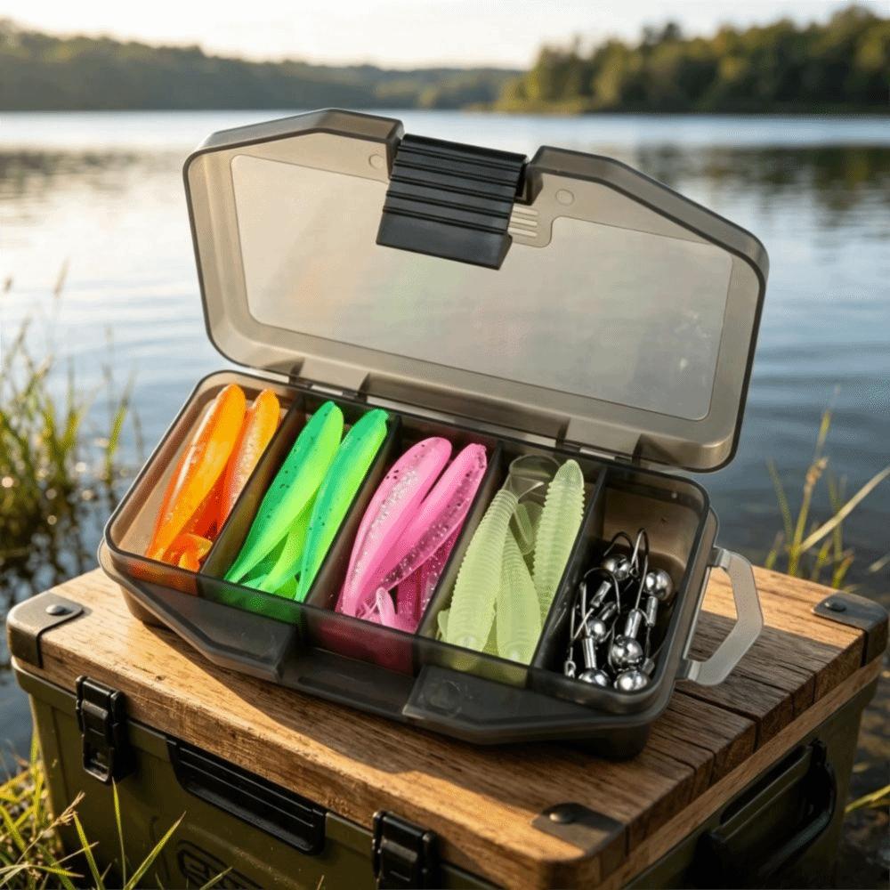 Metal Jig Head Soft Fishing Lures Soft Silicone Silicone Bait Fishing Bait Bass Fishing