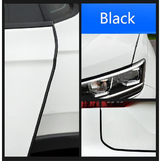 Car Door Edge Scratch Protector Strip Guard Trim Auto Door Anti Collision Strip Doors Moldings Adhesive Scratch Protector Interior Mirrors 6