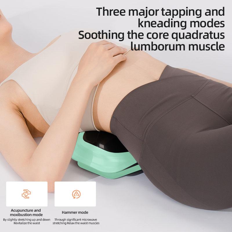 Новый массажер с воздушной подушкой для талии, горячий компресс, успокаивает талию, улучшает изгиб талии, массажер