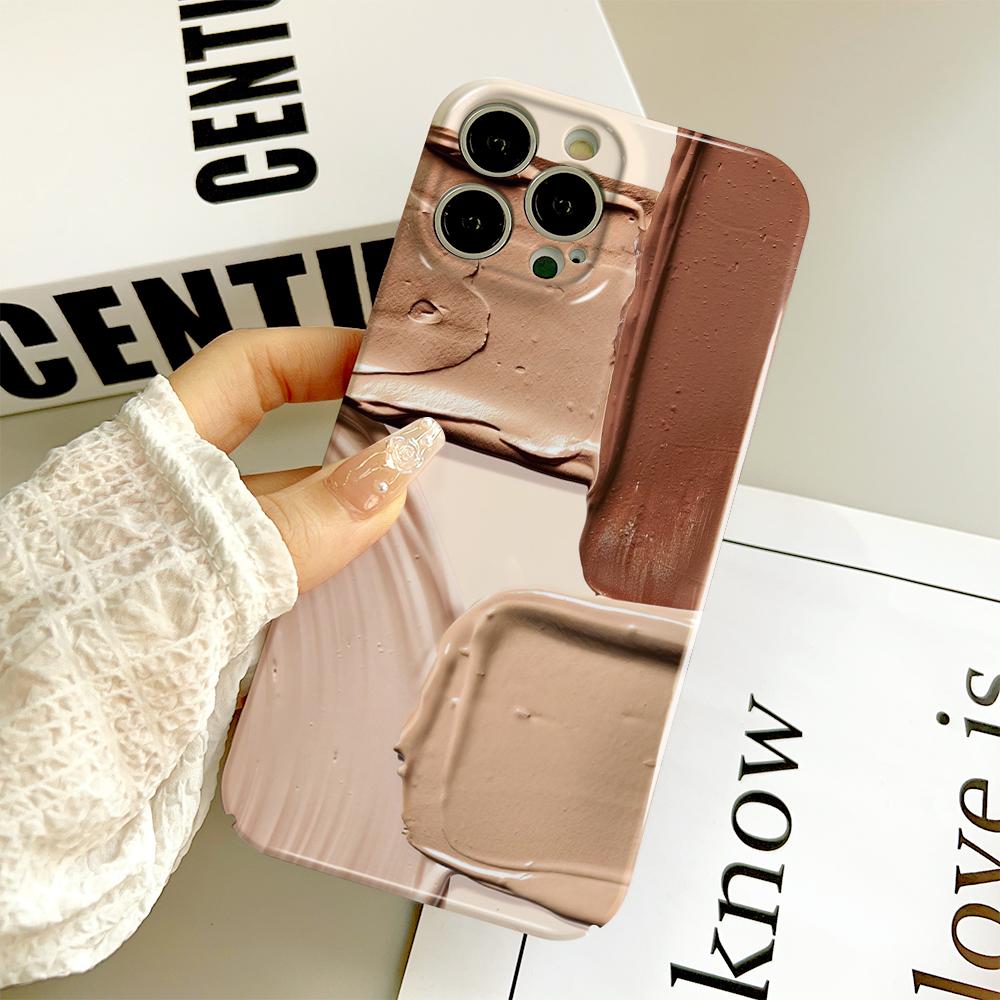 Универсальный чехол для телефона с пленкой и мультяшным модным дизайном, твердый чехол с полным покрытием, защитный чехол для камеры для iPhone, Samsung, Xiaomi, Poco, Redmi, Huawei, Honor