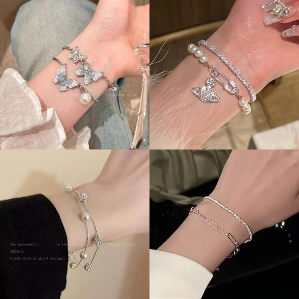 Elegant Summer-Ready Chinese Ethnic Bracelet: Light Luxury with Trendy, Versatile Design for Women