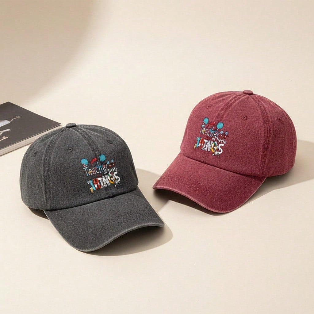 Teacher Baseball Cap - Letter "Teacher Of Little THINGS" Print Unisex Adjustable Polyester Breathable Casual Outdoor Sports Cap For Gift